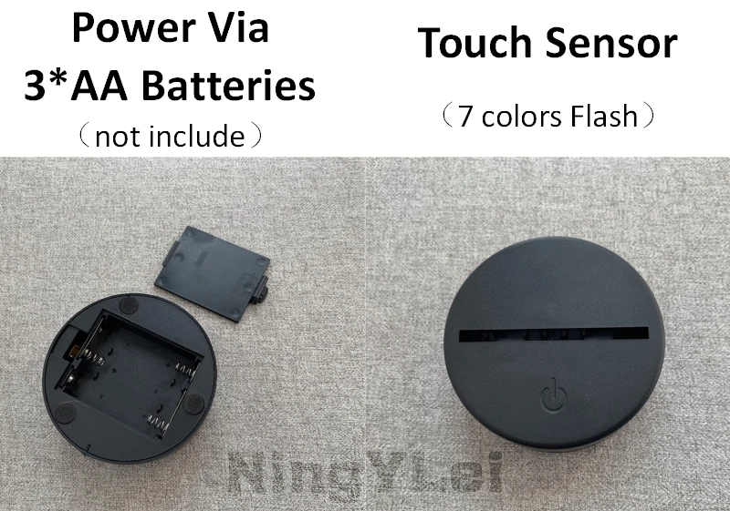 3d-лампа с рисунком аниме Токийский Гуль Кен канеки светодиодный ночсветильник