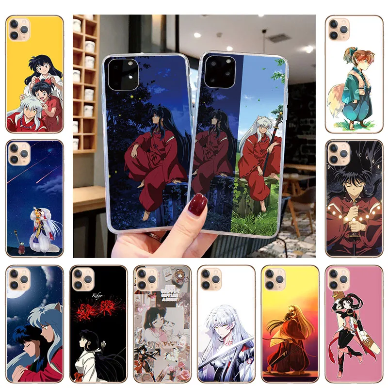 

Inuyasha Sesshomaru Anime Silicone Soft TPU Phone Case For iPhone 13 12 11 Pro Max XSMax X XS XR 7 8 Plus SE2020 12Mini Cover