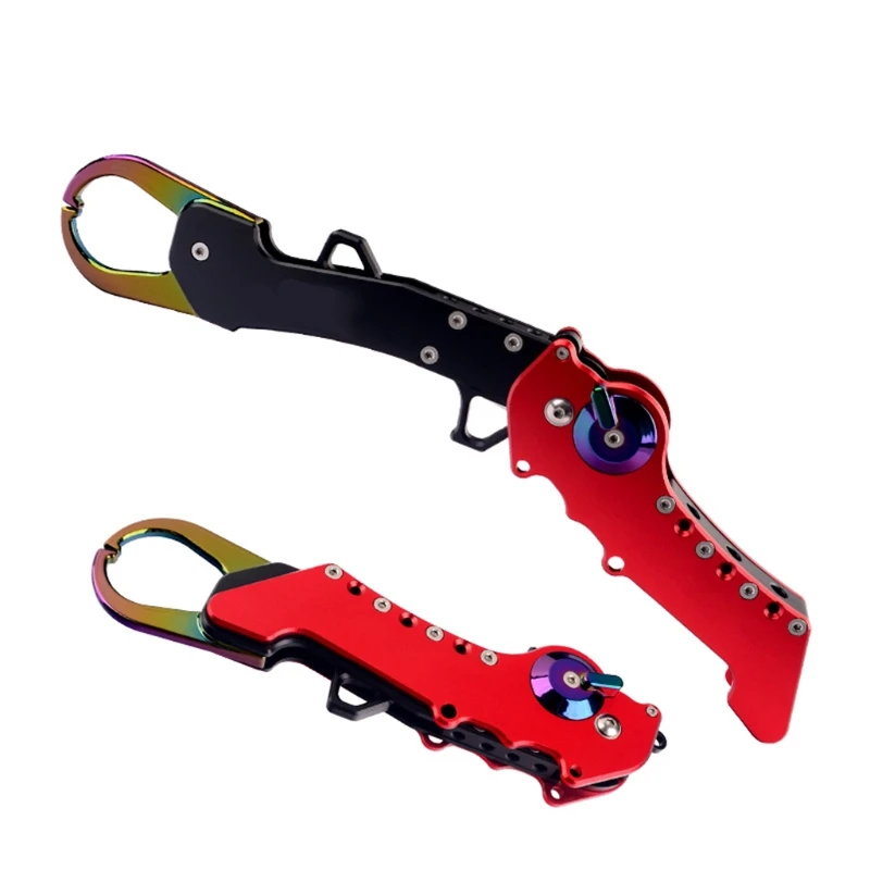 

Fish Grip Lip Trigger Lock Gripper Foldable Clip Clamp Grabber Fish Pliers Grab