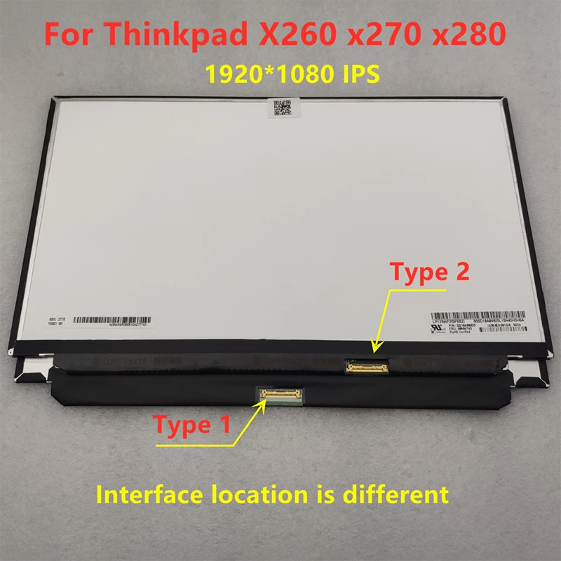 

B125HAN02.2 N125HCE-GN1 для Thinkpad X260 X270 X280 FHD IPS LCD LED Screen