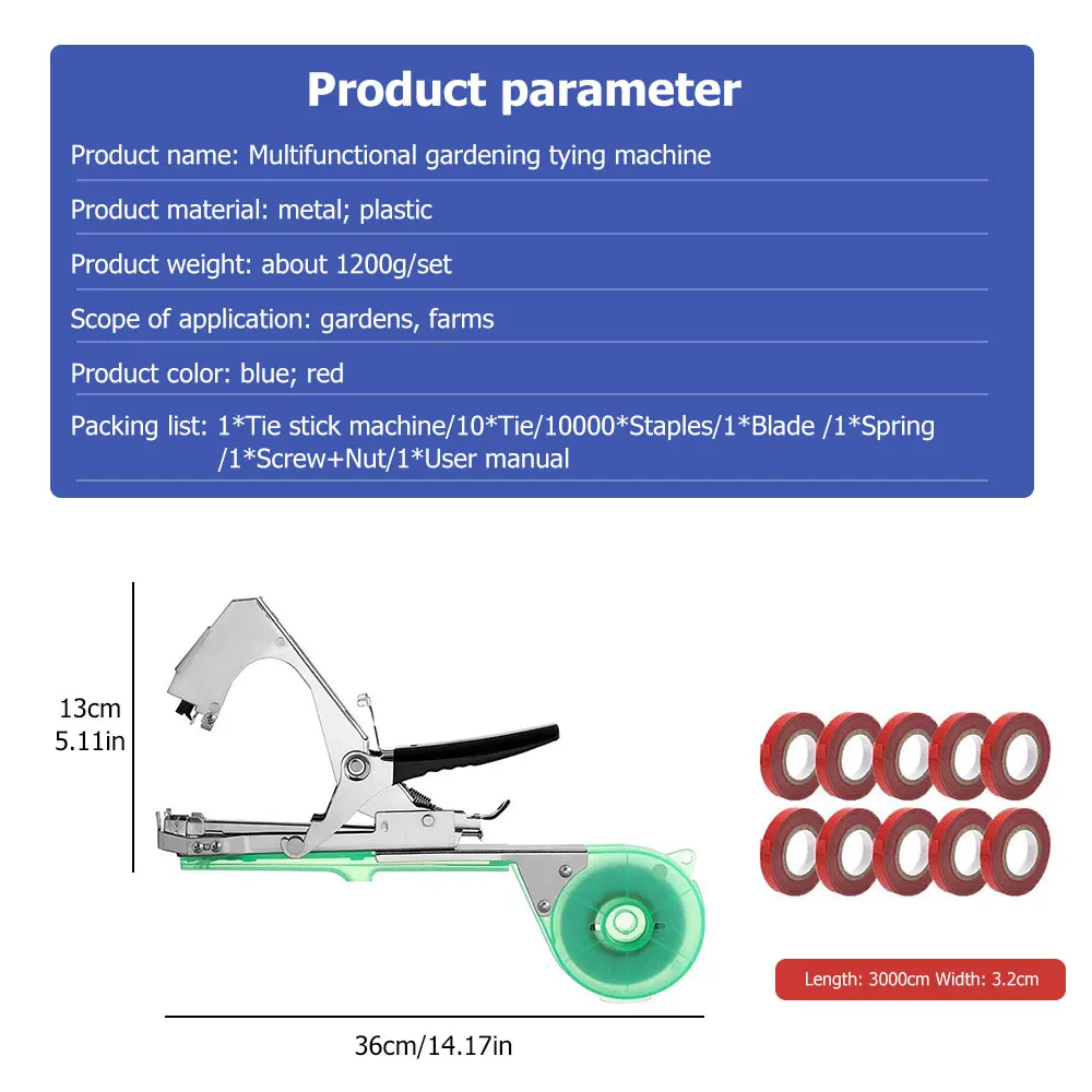

Garden Plants Tape Straps Tape Straps Tree Floral Branches Tape Straps Tapener Tapes For Garden Vegetable Grape Tomato Cucumber