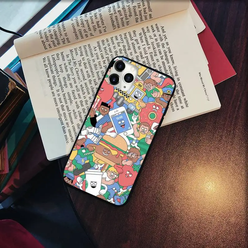 

Wonderful cartoon world Phone Case for iPhone 11 12 pro XS MAX 8 7 6 6S Plus X 5S SE 2020 XR Soft silicone Funda Cover
