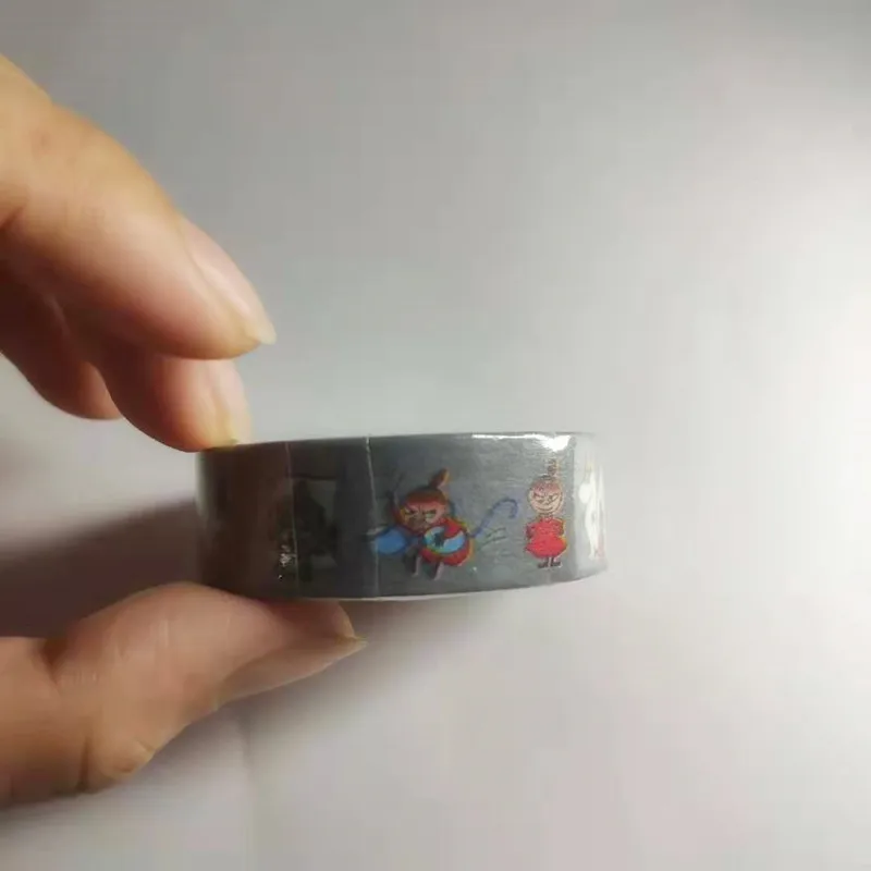 Moomin Muuminpeikko, новинка, модная лента, наклейка, игрушка, наклейка, малыш, Муми, мультяшная наклейка, милый финский персонаж, наклейка, книга - Цвет: 6