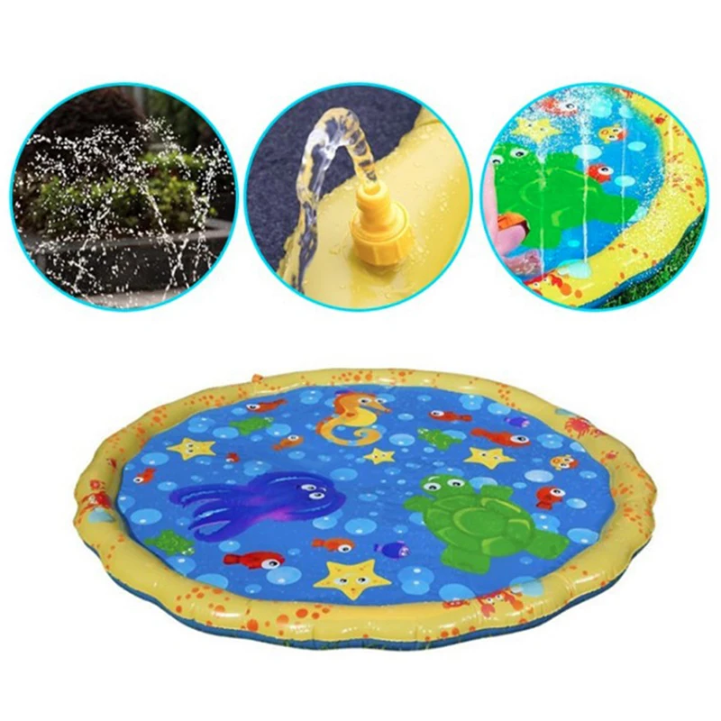 Открытый газон пляж море животные надувной водный спрей детский разбрызгиватель