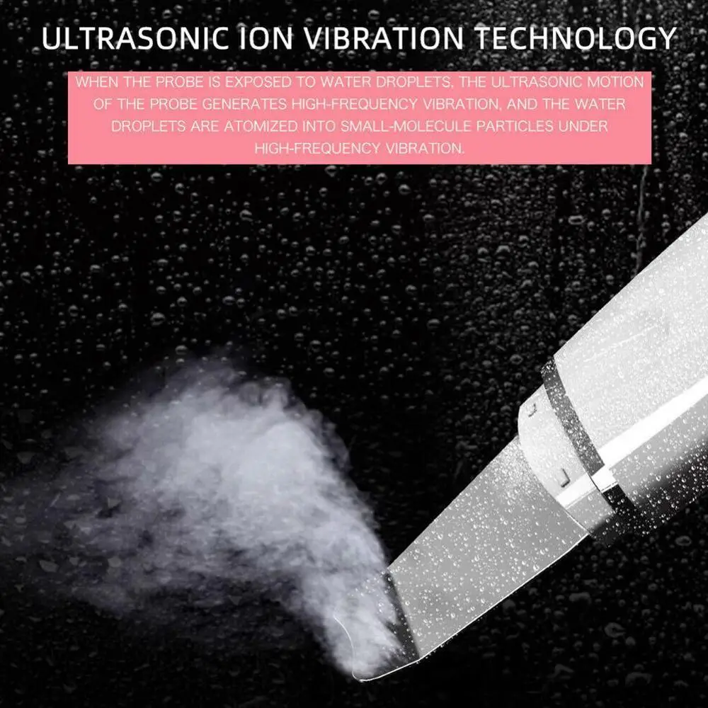 

Ultrasonic Skin Scrubber Deep Cleansing Blackhead Horny Acne Removal Skin Rejuvenation Peeling Shoveling Machine Beauty