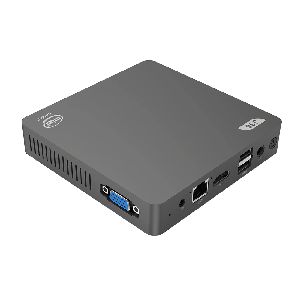 Мини компьютер Intel Celeron J3160 ПК с четырехъядерным процессором Windows 10 4 Гб ОЗУ 64 ГБ 128