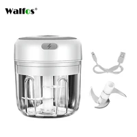walfos 250ml garlic masher press usb wireless electric mincer garlic chili meat grinder food crusher chopper kitchen accessories