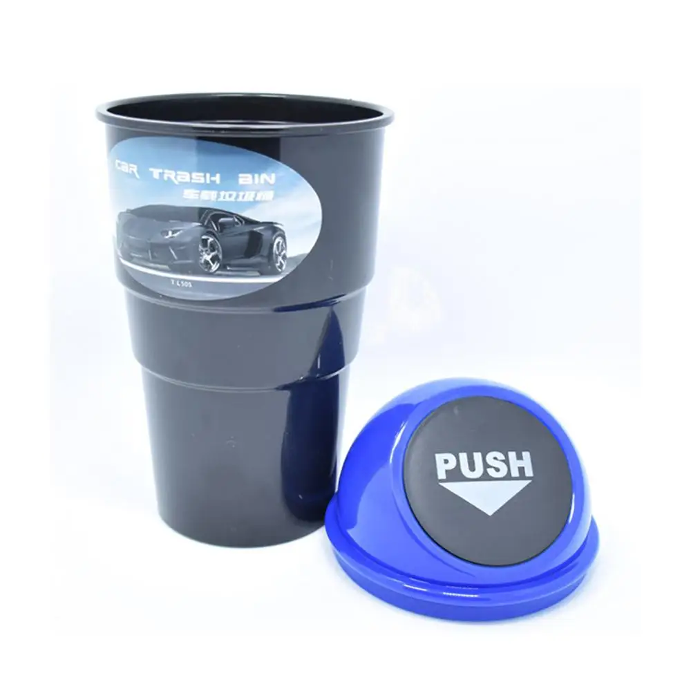 Портативный мини бумажный мусорный контейнер автомобильный пластиковый для
