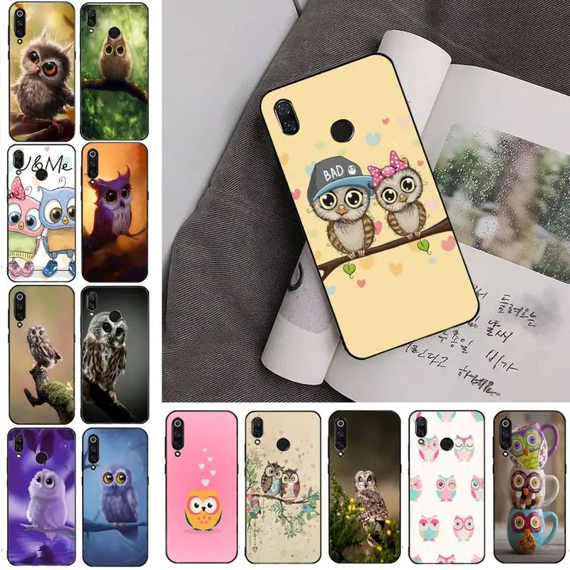 

Cute cartoon Owl Phone Case For Redmi note 8Pro 8T 9 Redmi note 6pro 7 7A 6 6A 8 5plus note 9 pro TPU Cases Capa
