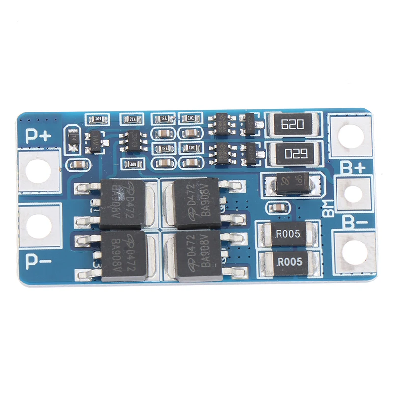 

New 2S 10A 7.4V 18650 Lithium Battery Protection Board 8.4V Balanced Protection Instrument And Accessories