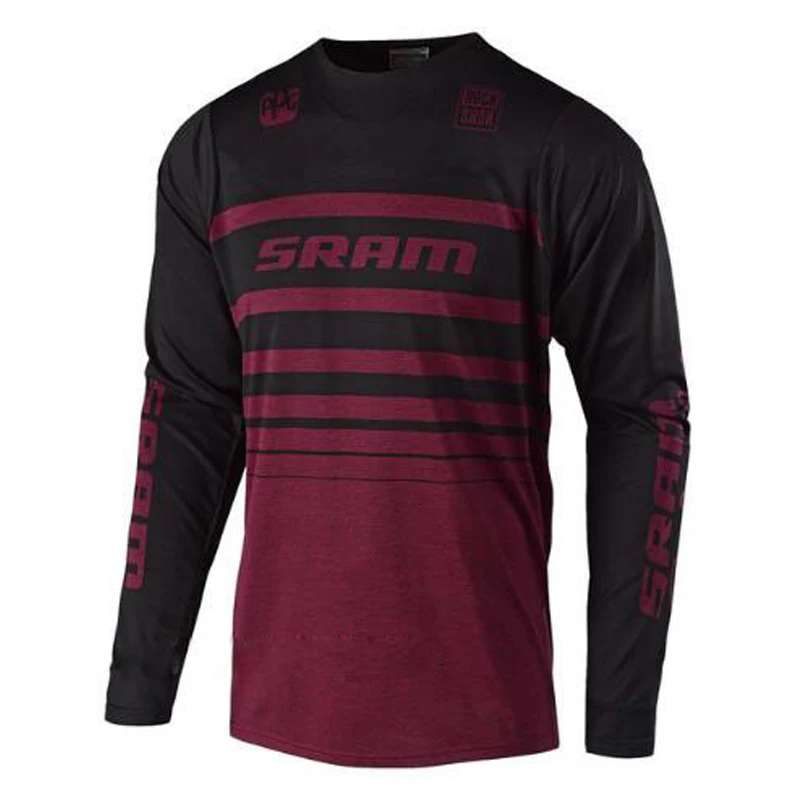 2019 новая мотоциклетная футболка для Skyline Air MTB DH MX велосипедная горные fit SRAM Джерси
