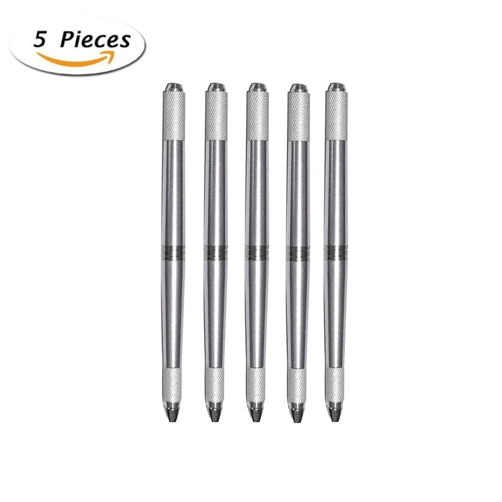 5 шт. ручка для микроблейдинга бровей с иглами| |