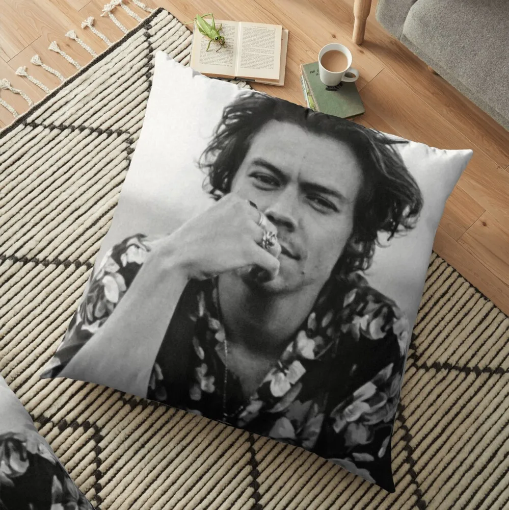 

Harry Styles Sunflower Printed Decorative Cushion Sofa Cover Pillow Pillowcase Decorations For Home Decor Pillow Cover 2021