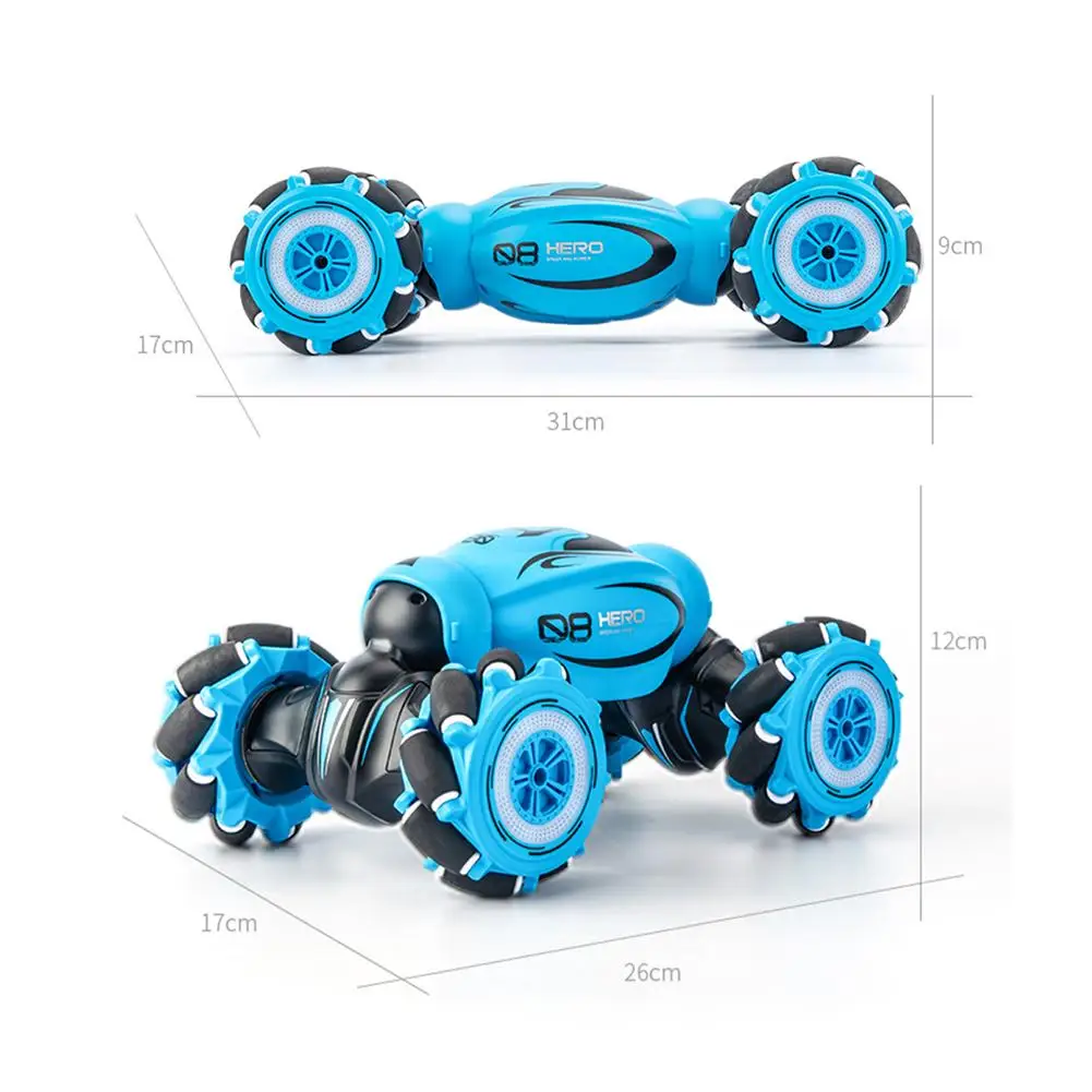

Kids RC Car Toy Cool Stylish Gesture Induction Deformation Stunt Drift Music Light Car Toys for Children Boys Christmas famous