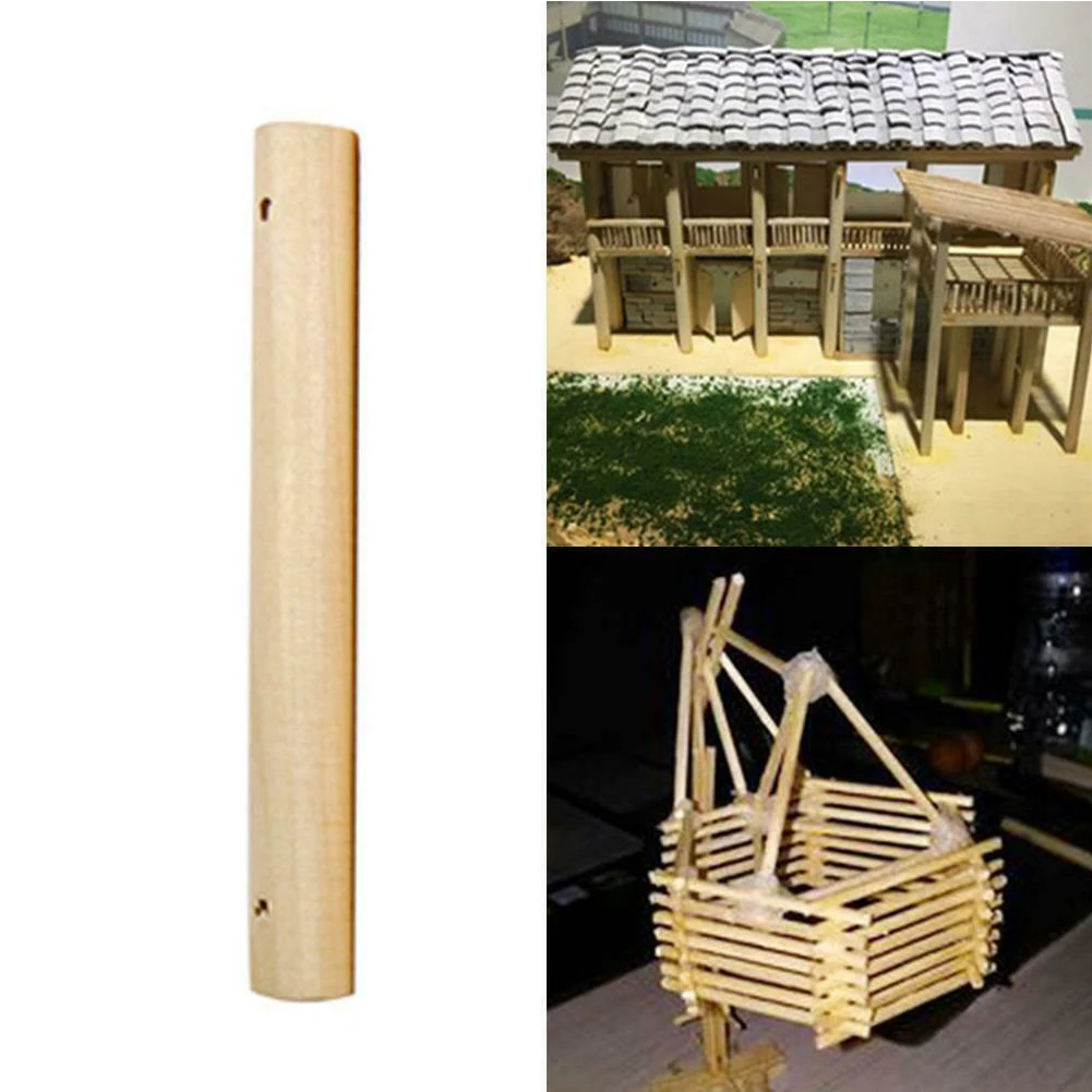 10 шт. круглые деревянные палки для поделок еды ремесло Длинные конфеты Декор торт