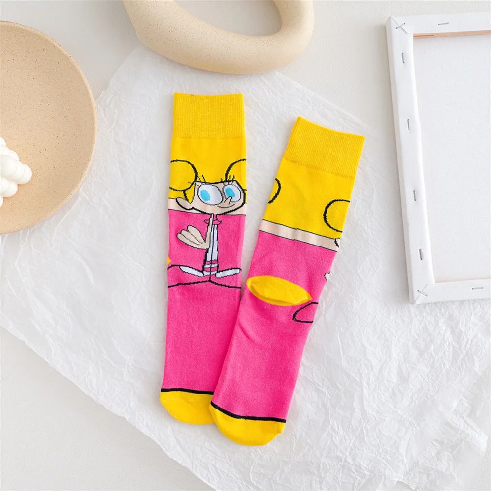 

Anime Socks Men Movie Cartoon Funny Socks Street Style Novelty Calcetines