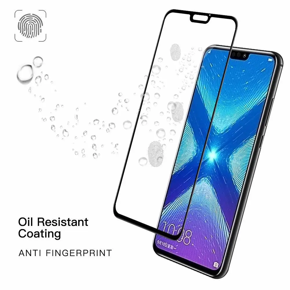 5D полное покрытие HD закаленное стекло для Huawei Honor 8 Pro 8x 8A 8C Защитная пленка lite 8X MAX
