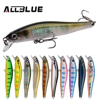 allblue nimble 70s shallow minnow silent fishing lure 70mm 5 5g magnetic wobbler slow sinking bass pike trout artificial bait
