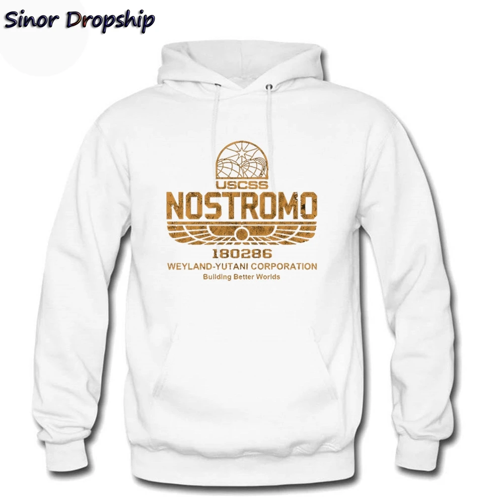 USCSS Nostromo Alien USS Sulaco Colonial Marines Aliens Off World Hoodies Men's Sweatshirts Streetwear Fashion Tracksuit Hoodie | Мужская