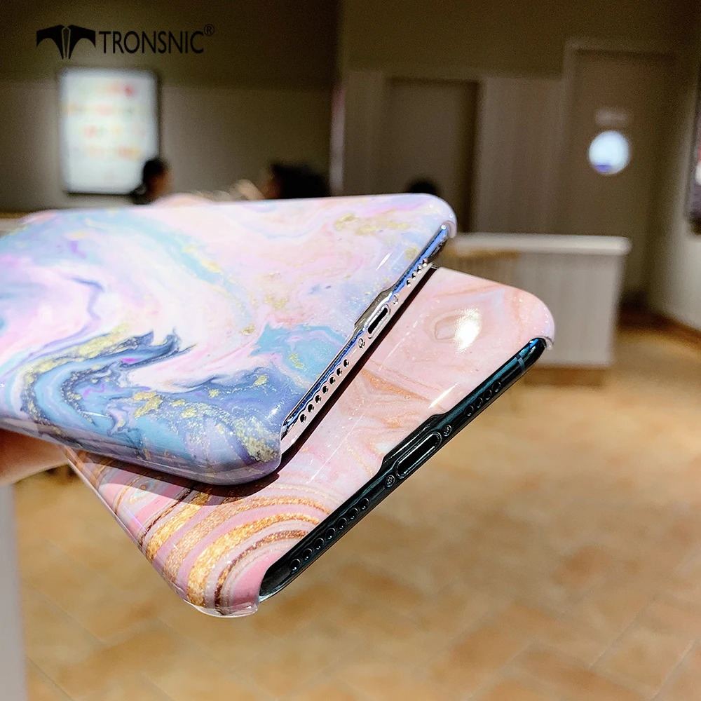 Мраморный золотой чехол для телефона iPhone 11 Pro Max XR XS MAX жесткий черный Фиолетовый Блестящий Роскошный чехол для iPhone 6s 7 8 Plus модные чехлы