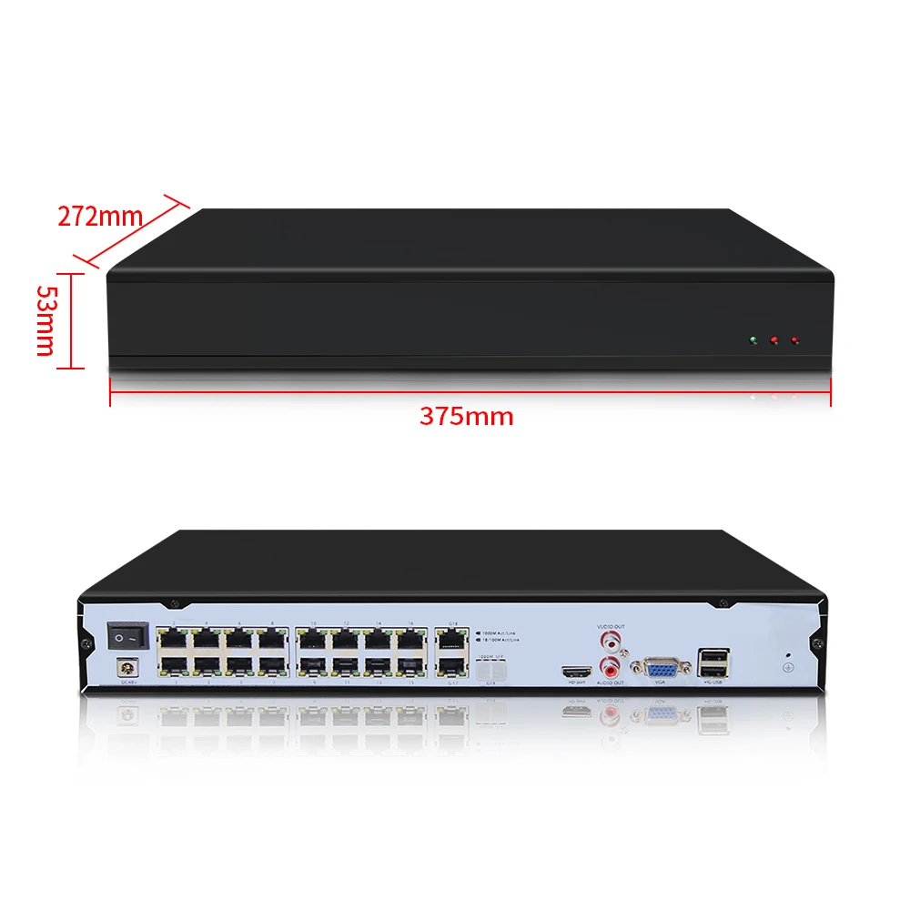Камера видеонаблюдения H.265 Netwok 16 каналов 5 Мп 48 В POE NVR 1080P 3 2 МП|Видеорегистратор