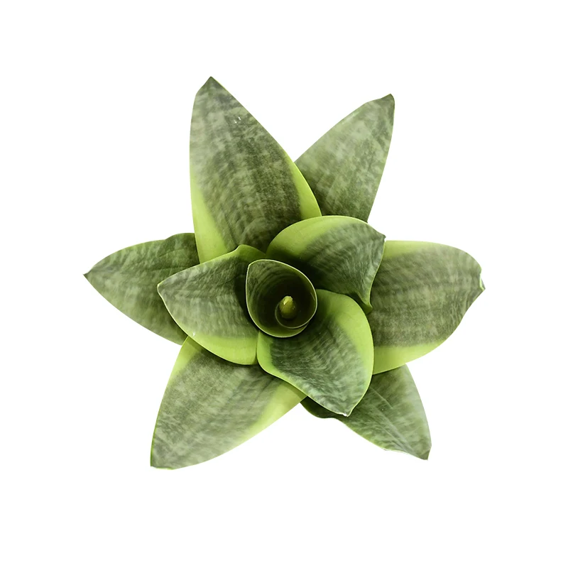 

11leaves Artificial Tiger Piran Plants Sansevieria Branch For Bonsai Decoration Flower Arrangement Material Home Garden Decor