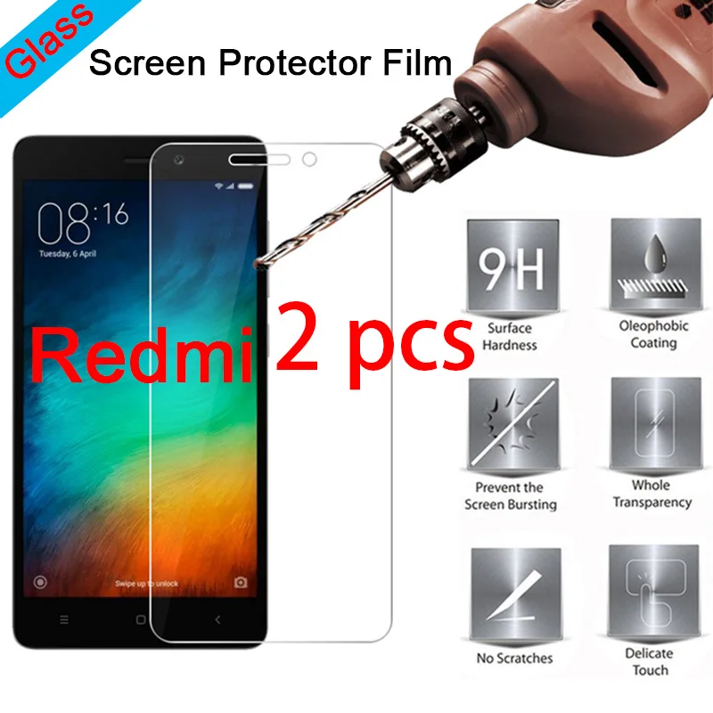 Защитное стекло 9H HD для Redmi 7 6 Pro 5 Plus твердое закаленное Xiaomi 6A 5A 4A 4X 2 шт. | Мобильные