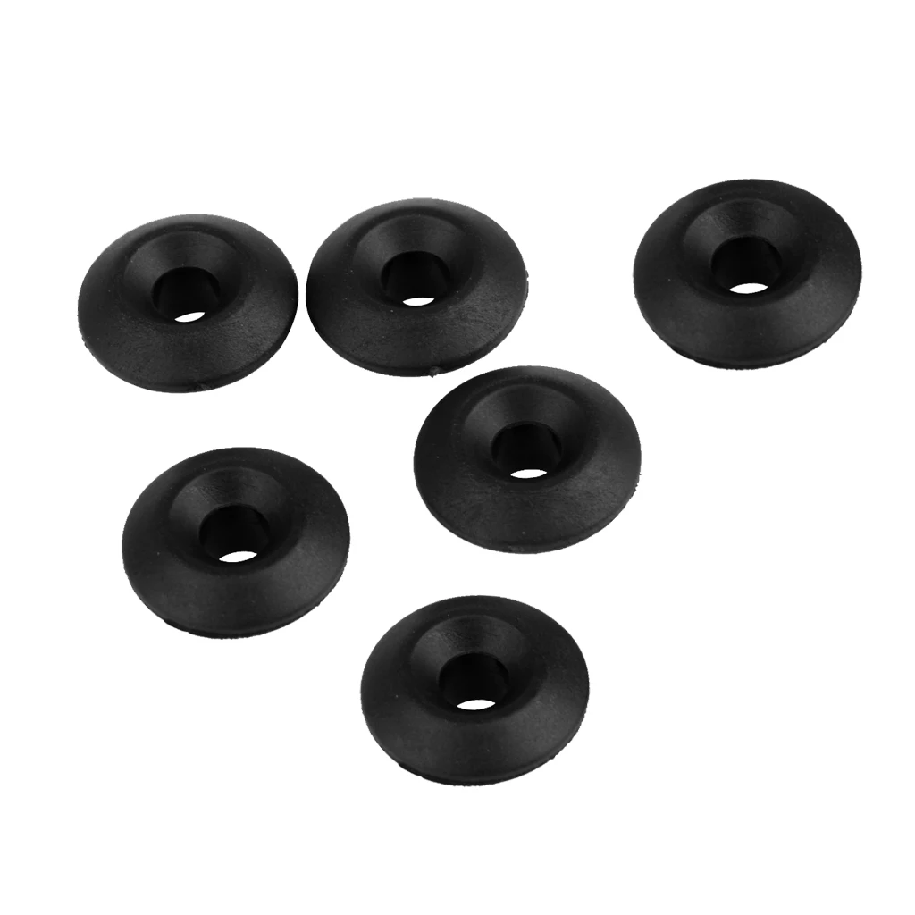 

6Pcs/Set Black Kayak Boat Mooring Deck Fitting Fishing Rigging Accessories