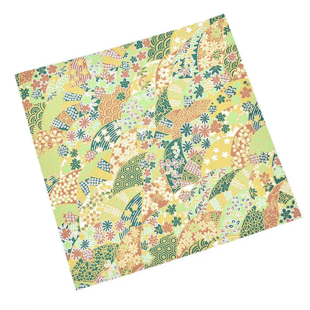 Японский оригами складная бумага для рукоделия цветочный узор сделай сам