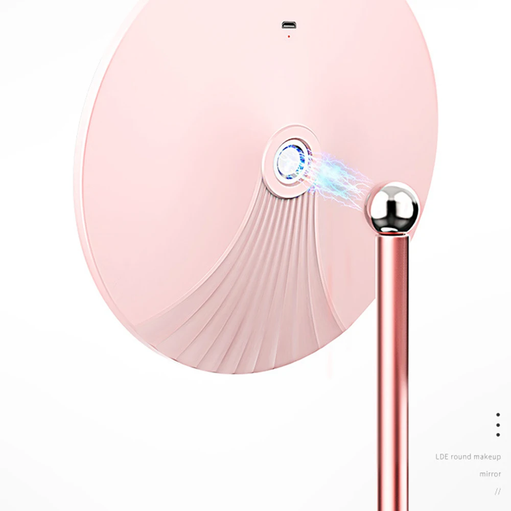 

URALLIFE LED Intelligent Makeup Mirror Touch Contorl Desktop Magnetic Mirror 360 Rotation Household Cosmetic Beauty Accessories