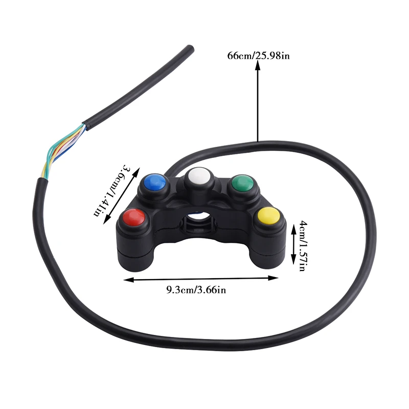 Переключатель сигнала на руль скутера 12 В |