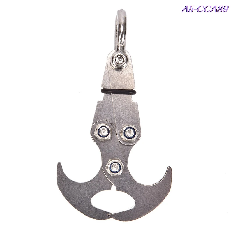 

Folding Grappling Hook Stainless Steel Multifunctional Climbing Claw Carabiner Travel Rescue Outdoor Survival Climbing Tool