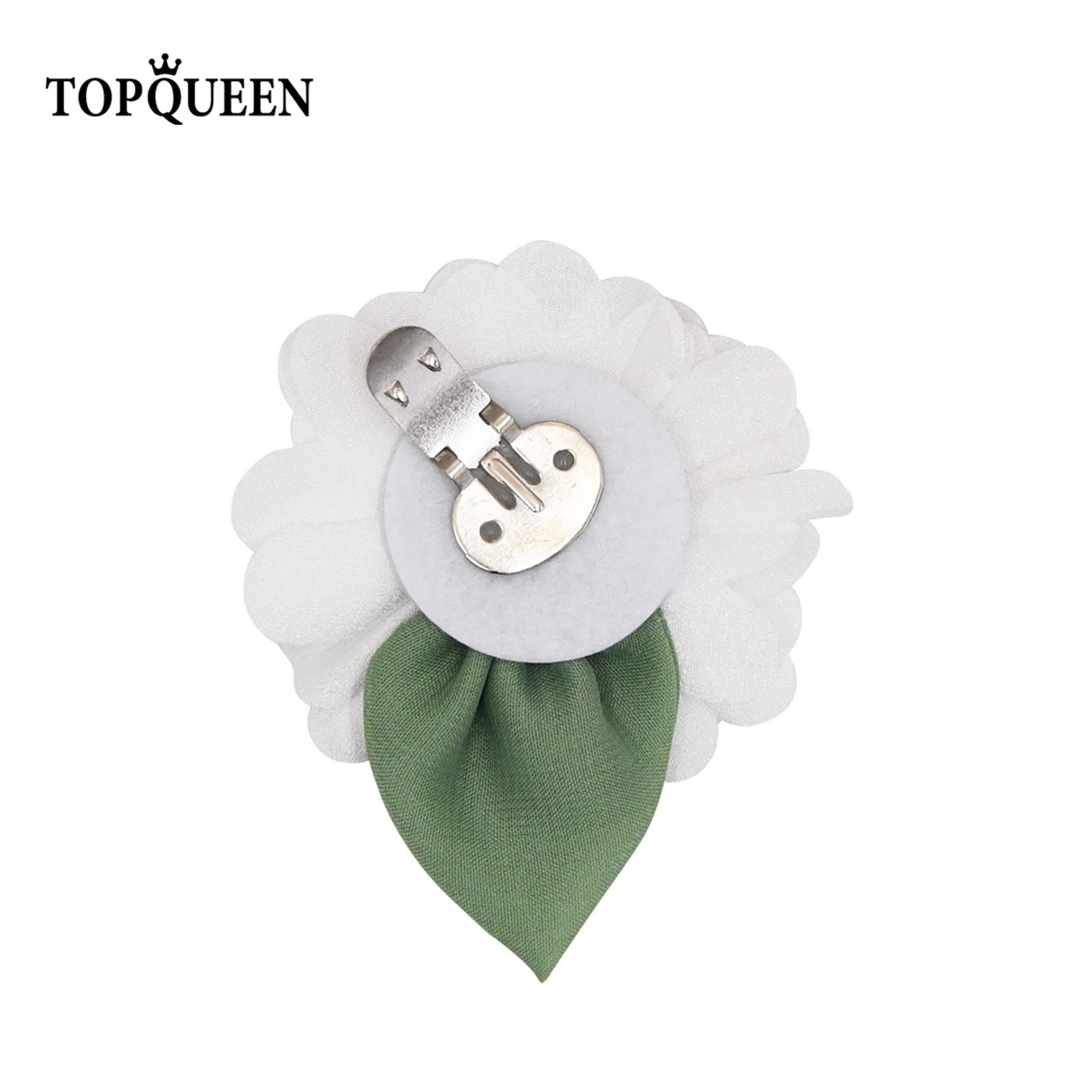 

TOPQUEEN AX18 2pcs White Shoe Floral Decoration Shoe Clasp High Heel Party Shoe Decoration Beautiful elegant shoe accessories