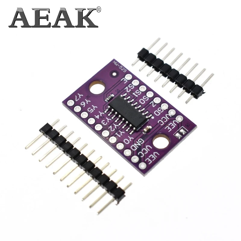 AEAK official 74HC4051 CD4051 одноканальный 8 канальный цифровой Электронный коммутатор
