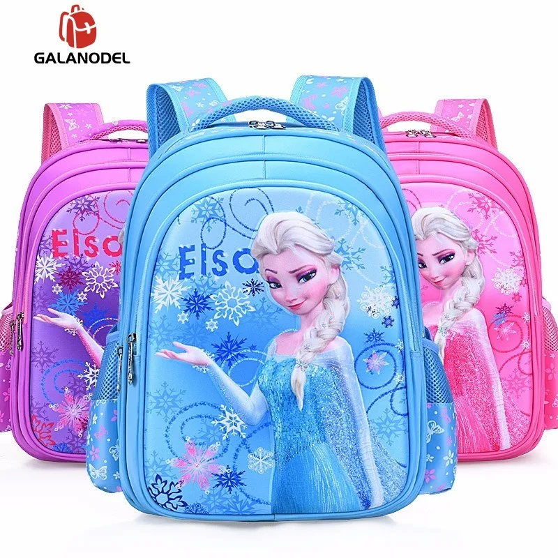 Новый рюкзак с изображением снежинок Эльзы Софии принцессы красоты для
