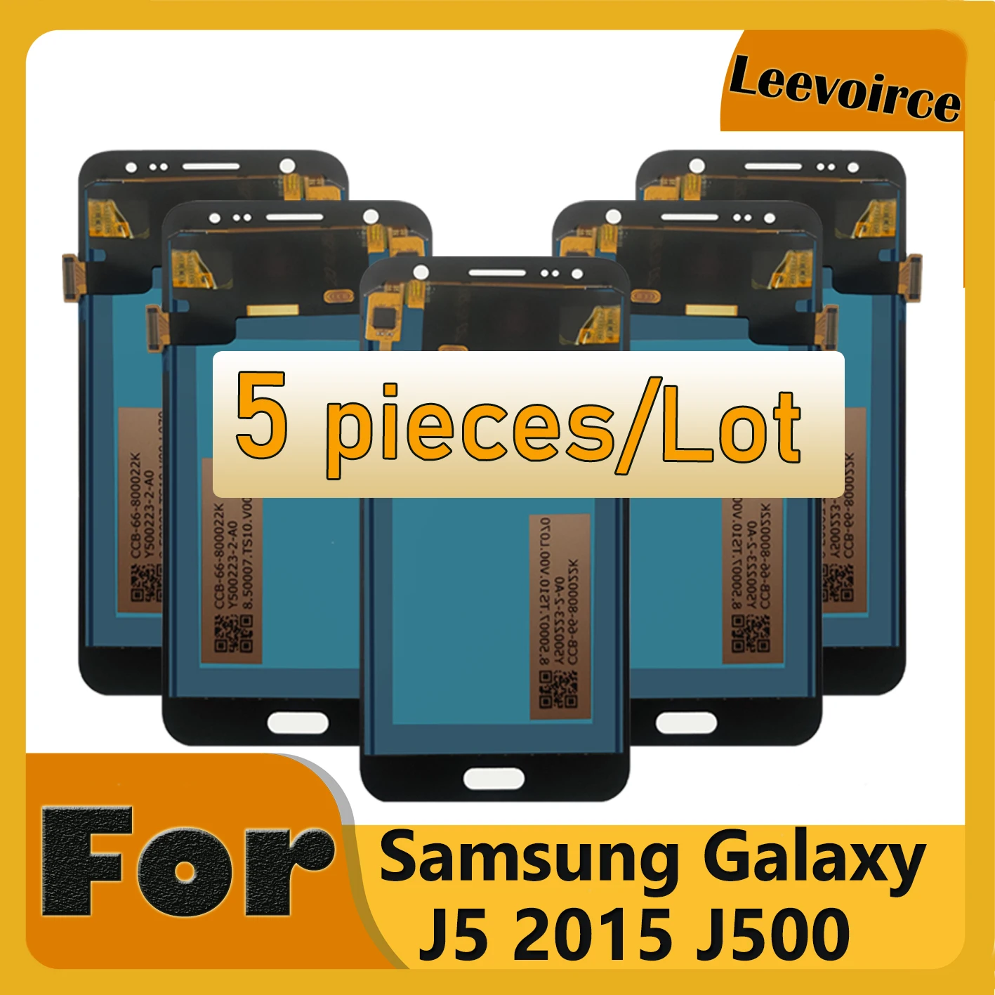 OLED-дисплей с сенсорным экраном в сборе для SAMSUNG Galaxy J5 2015 J500 5 шт. - купить по