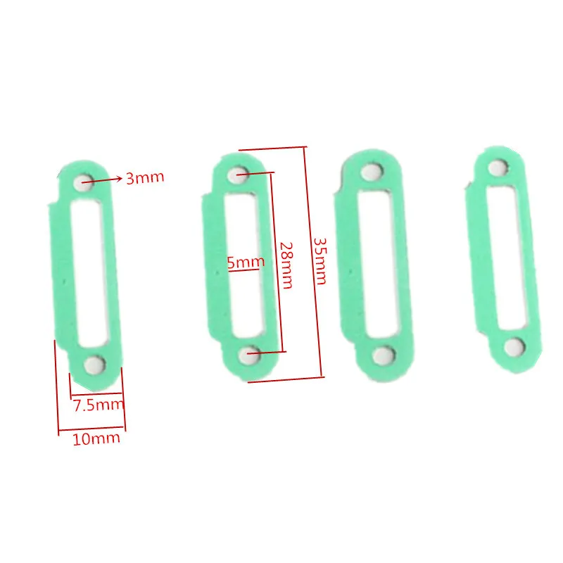 20pcs Wholesale 02031 Exhaust Pipe Engine Gasket Gas Proof for 1/10 Model HSP Exhaust Manifold Gasket Nitro RC Car Parts