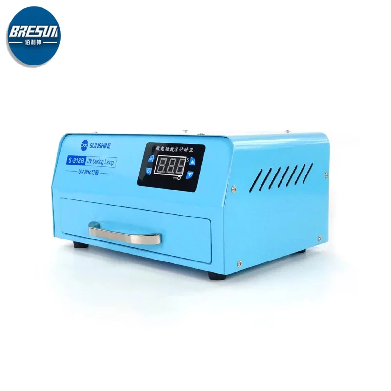 relife uv s 918b glue curing purple light box led high power ultraviolet mobile phone curved screen optical shadowless glue oven free global shipping