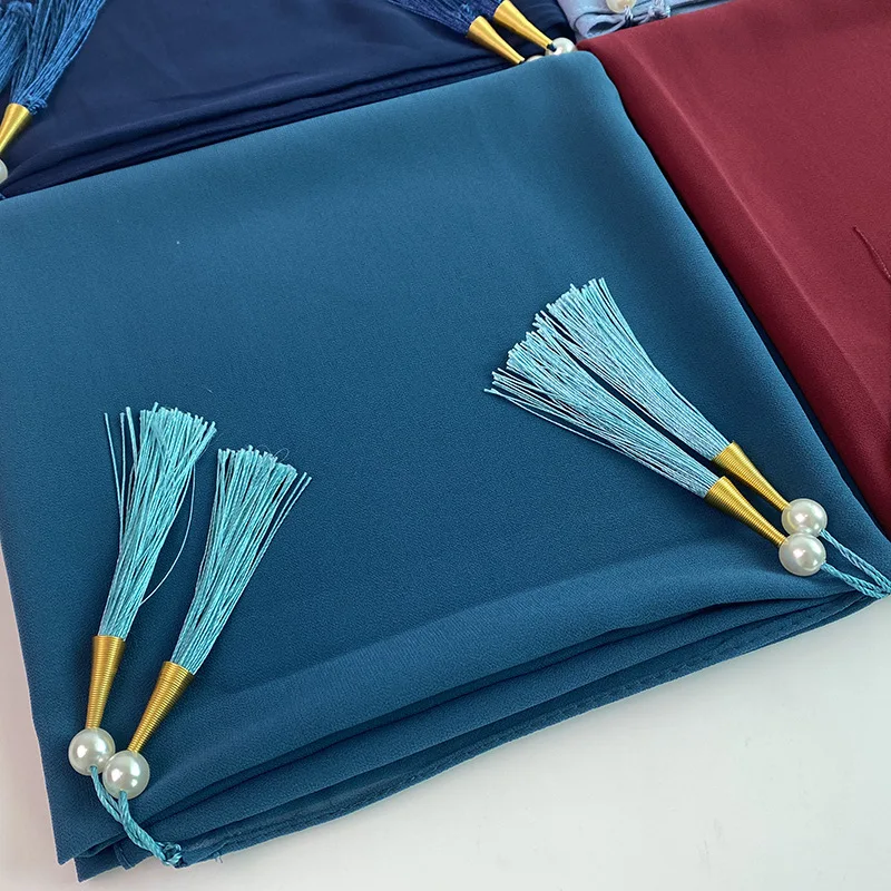 1 шт пузырчатый шифоновый однотонный шарф длинный мягкий шарф-шаль шарфы Femme Bufandas