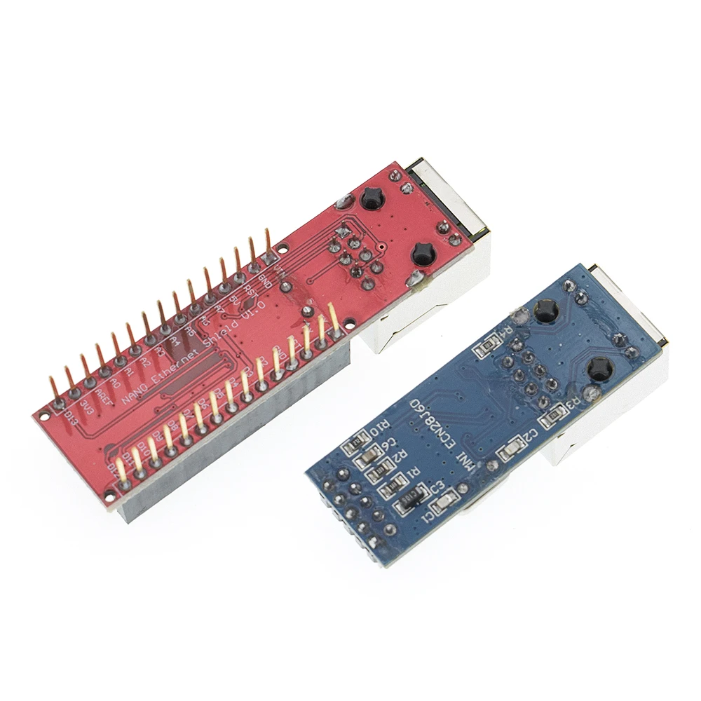 1 шт. мини ENC28J60 Ethernet щит/Ethernet щит для Nano SPI интерфейс LAN сетевой модуль Ethernet модуль