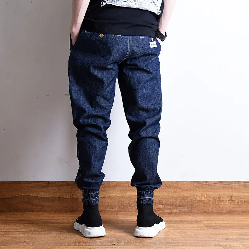 Japanese Style Fashion Men Jeans High Quality Vintage Designer Harem Cargo Pants Loose Fit Streetwear Hip Hop Joggers | Мужская одежда