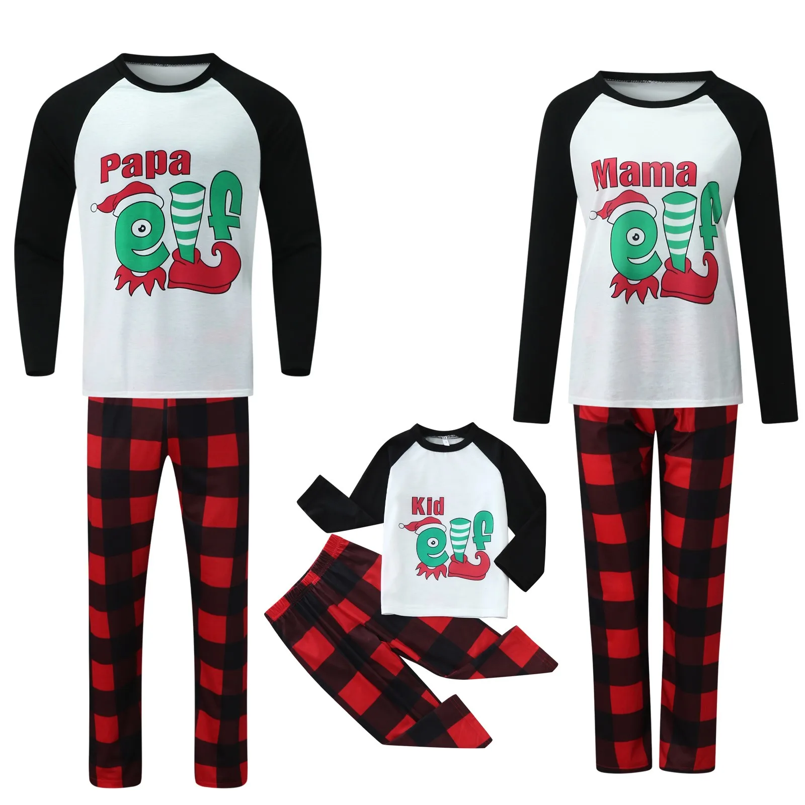

Christmas Family Pajamas Set Mother Daughter Father Son Matching Clothes Family Look Outfit Baby Girl Rompers Sleepwear