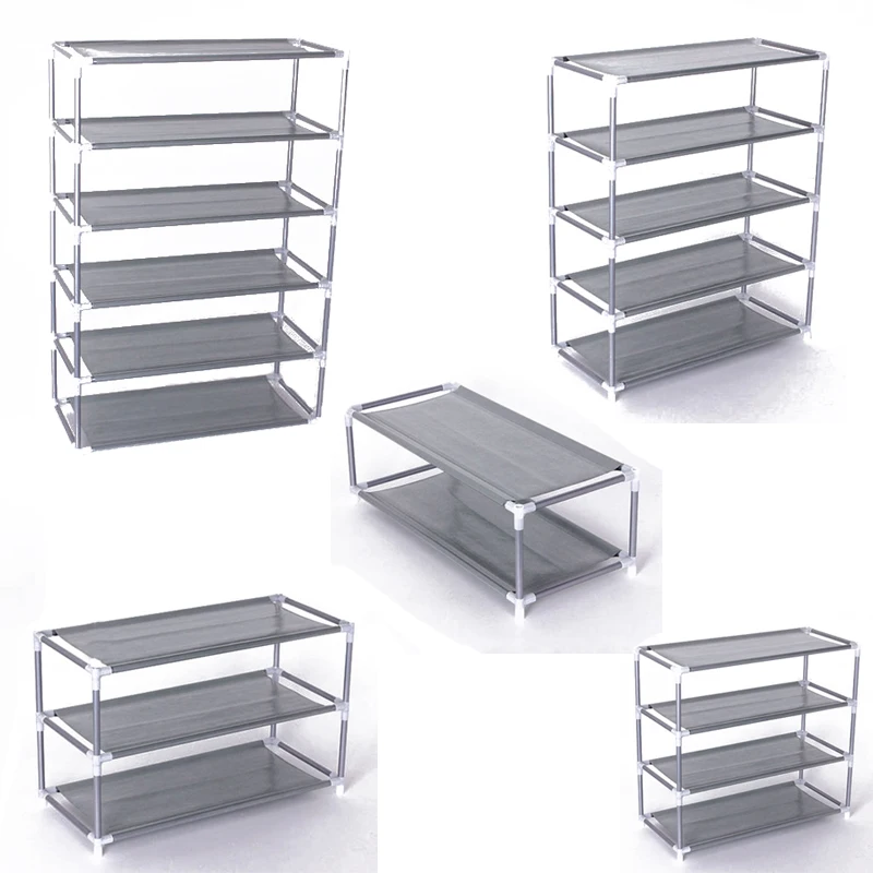 Новый 6 слоев съемные двери для хранения обуви шкаф полка DIY обувь хранения| |