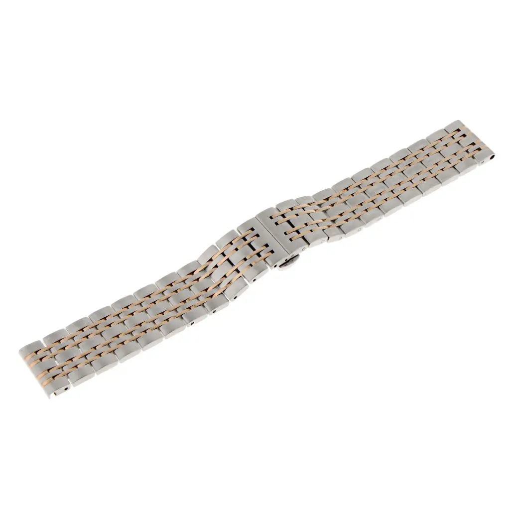 

Stainless Steel Watch Bands 18/20/22mm Watch Straps with Push Button Buckle