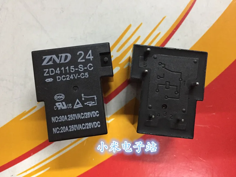 ZD4115-S-C DC24V-C5 ударные реле 5 футов 30A 250VAC T90 объект соглашения о качестве предоставляемых услуг