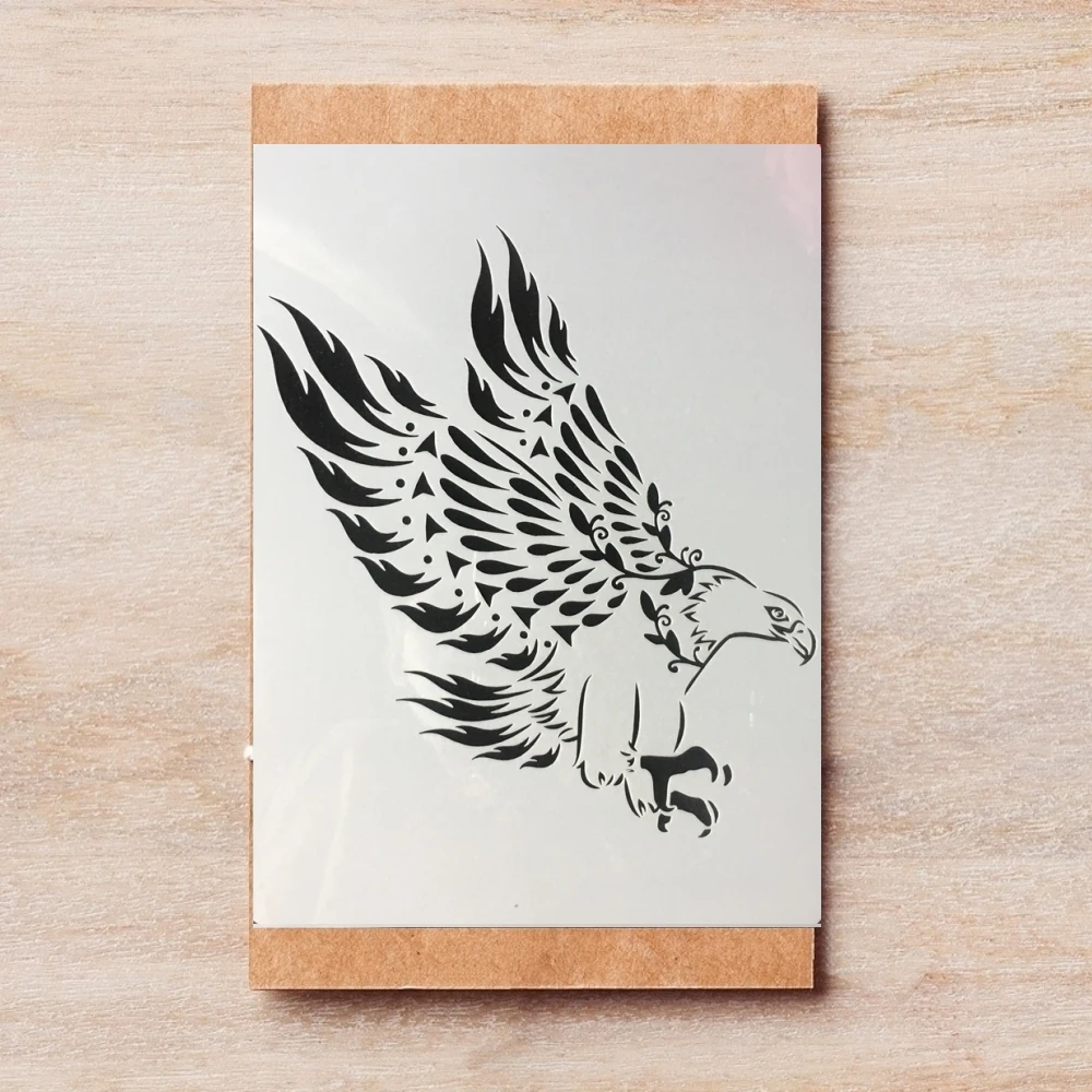 

A4 29cm Eagle Prey Bird DIY Craft Layering Stencils Wall Painting Scrapbook Coloring Embossing Album Decorative Template
