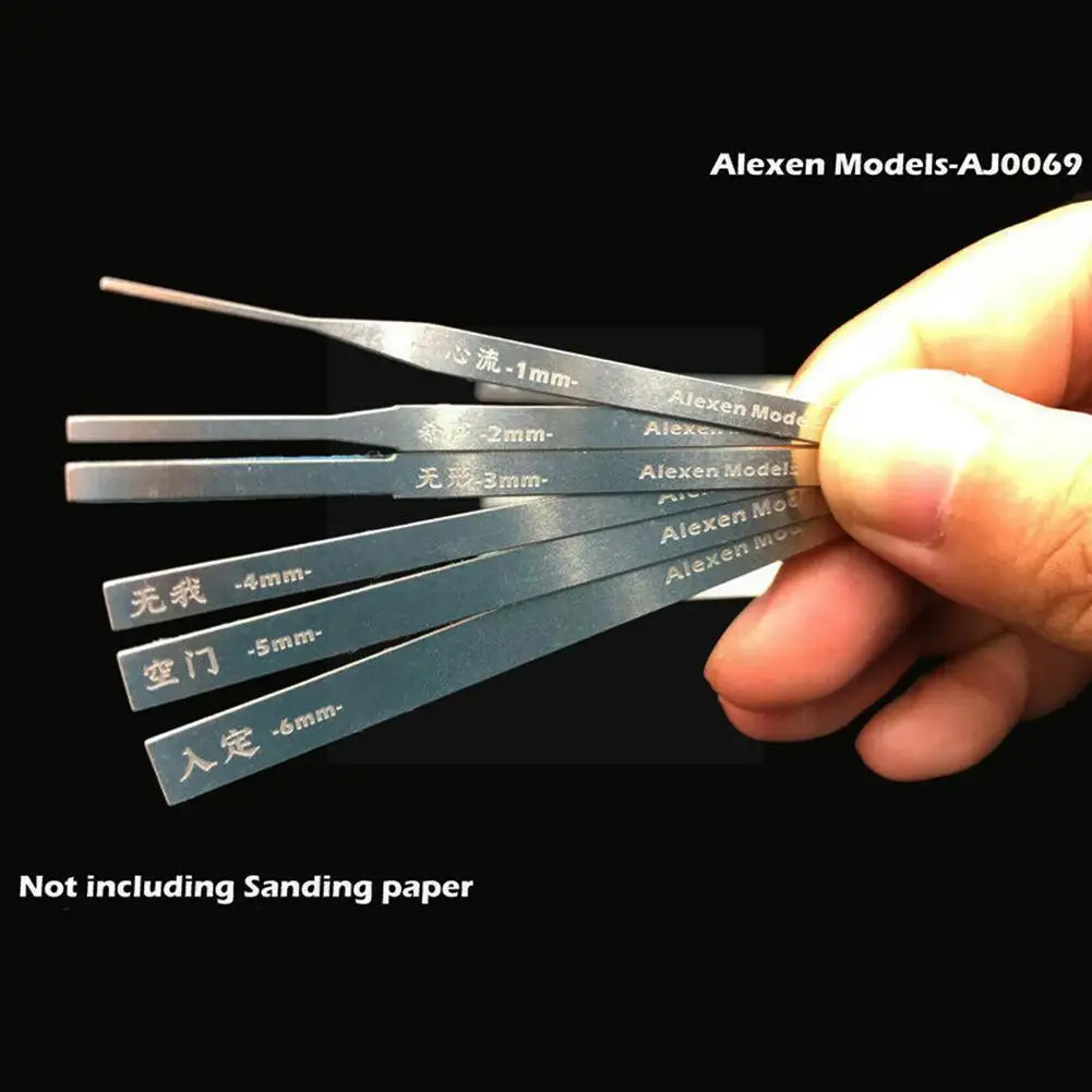 

Стальная модель, шлифовальный стержень 10 в 1 для Gundam Military Aj0069, тонкий, универсальный шлифовальный стержень, инструмент для моделирования G0m2