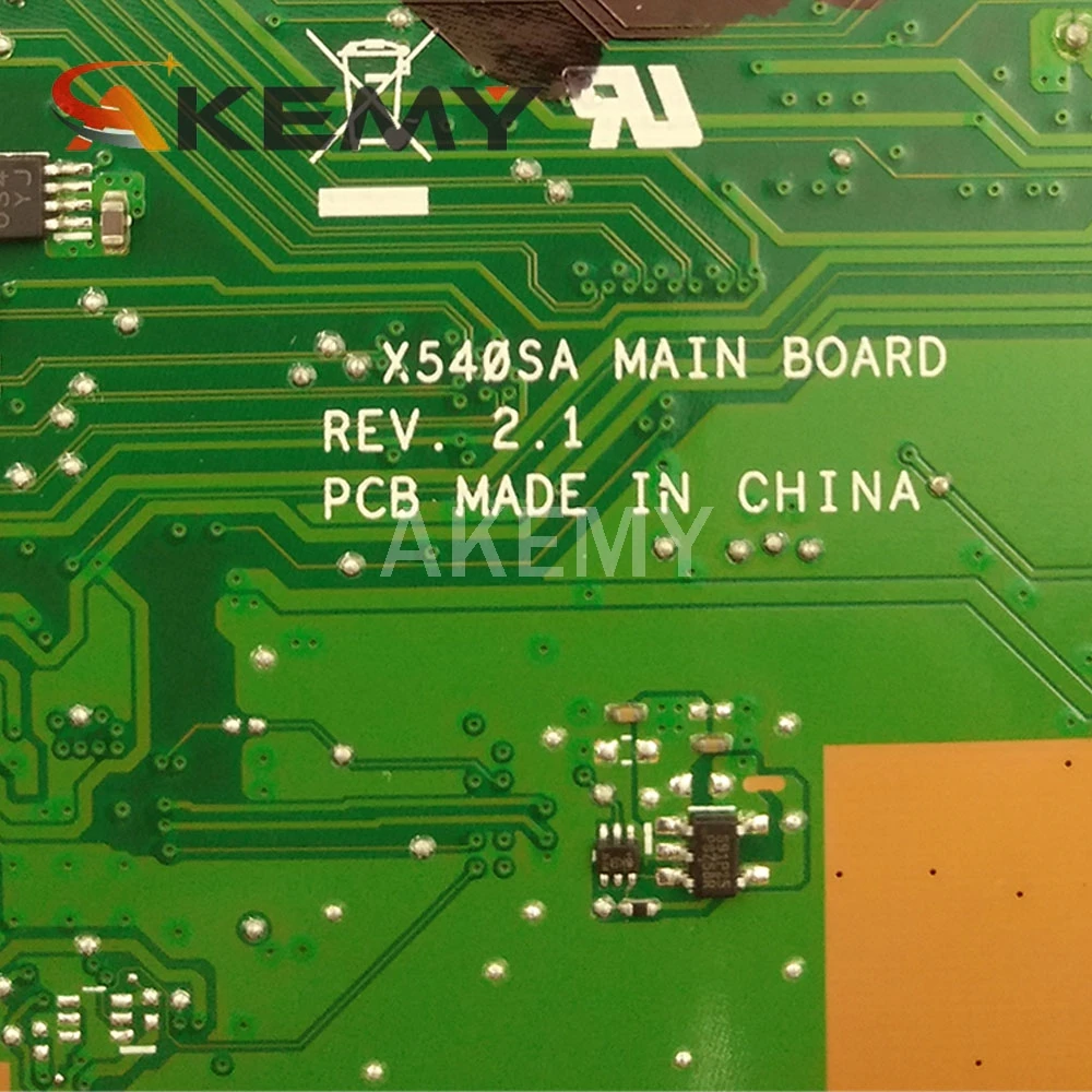 

NEW X540SA laptop mainboard REV 2.0 For Asus X540 X540S X540SA X540SAA laptop motherboard Test ok 8GB-RAM N3150/3160 CPU