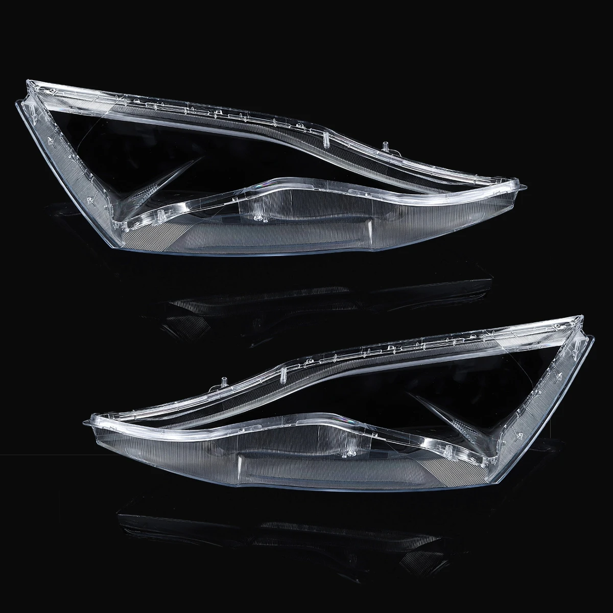 

1Pair Front Headlight glass transparent lampshade PC lampshade Anti cracking lens shell for Honda CRV 2007 2008 2009 2010 2011