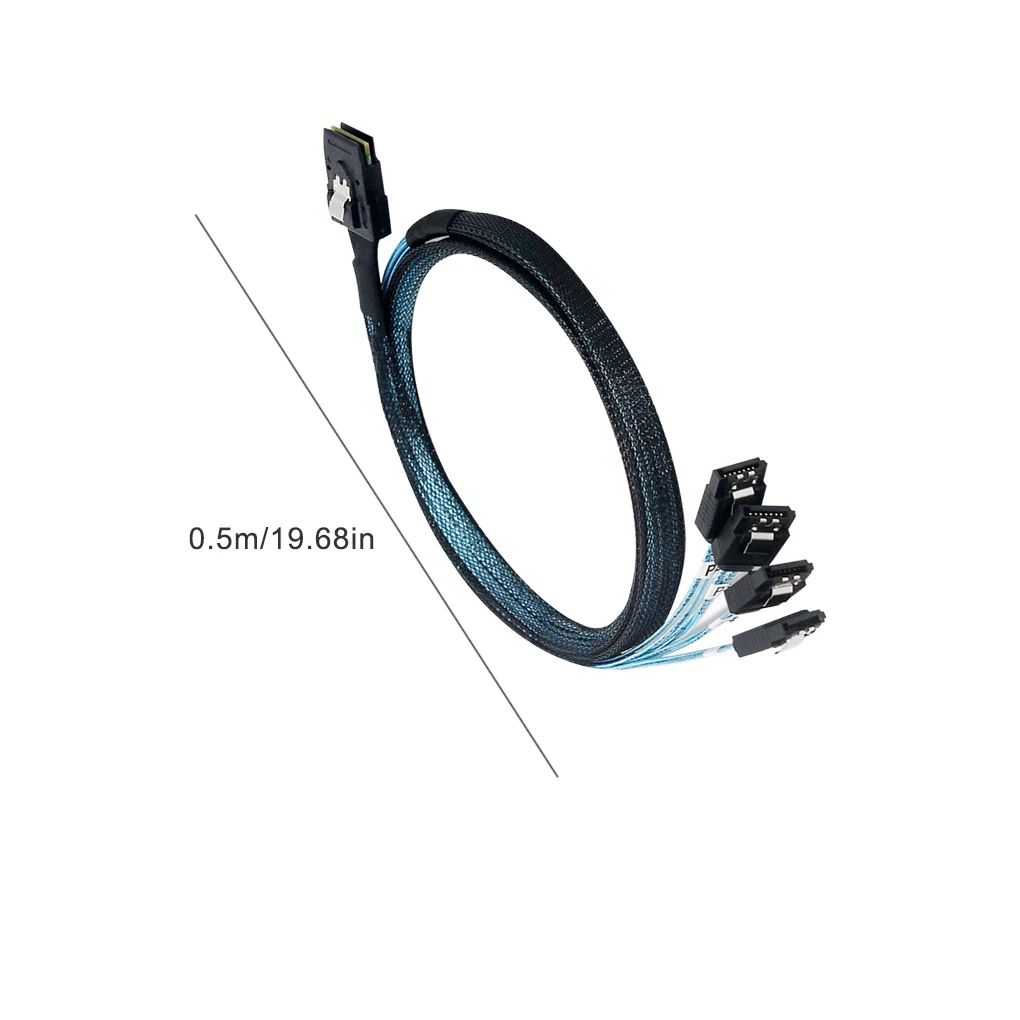 

SAS to SATA Adapter Mini SAS 8087 to SATA 3.0 Splitter Converter Cord 36 Pin 1-drag-4 Cable